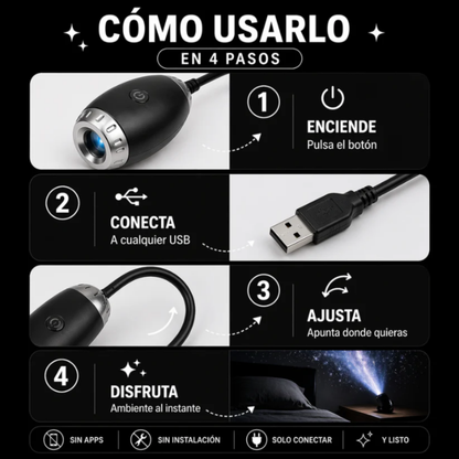 Proyector de Galaxia Relajante